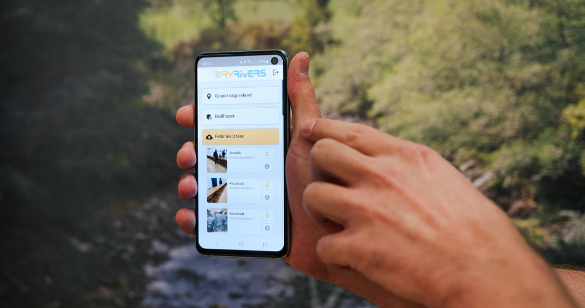 Mobillal az eltűnő víz nyomában – Elindult a DRYRivERS okostelefon-alkalmazás