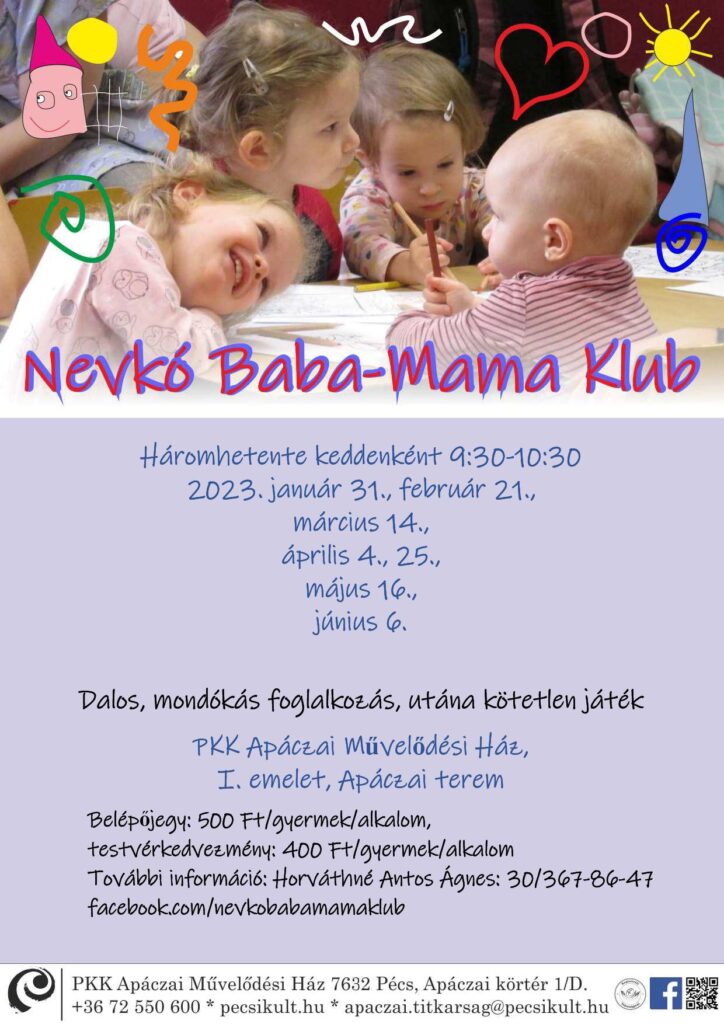 Nevko Baba Mama Klub Plakat 2023 Tavasz