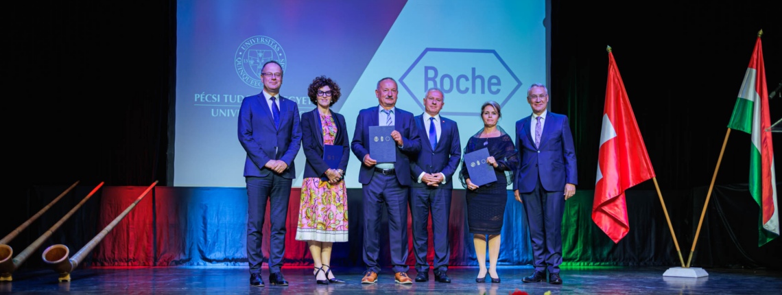Együttműködik a jövőben a Roche és a Pécsi Tudományegyetem