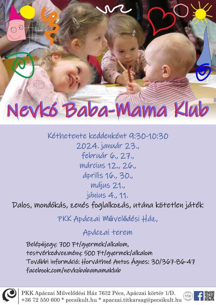 Nevko Baba Mama Klub 2024 Tavasz Plakat