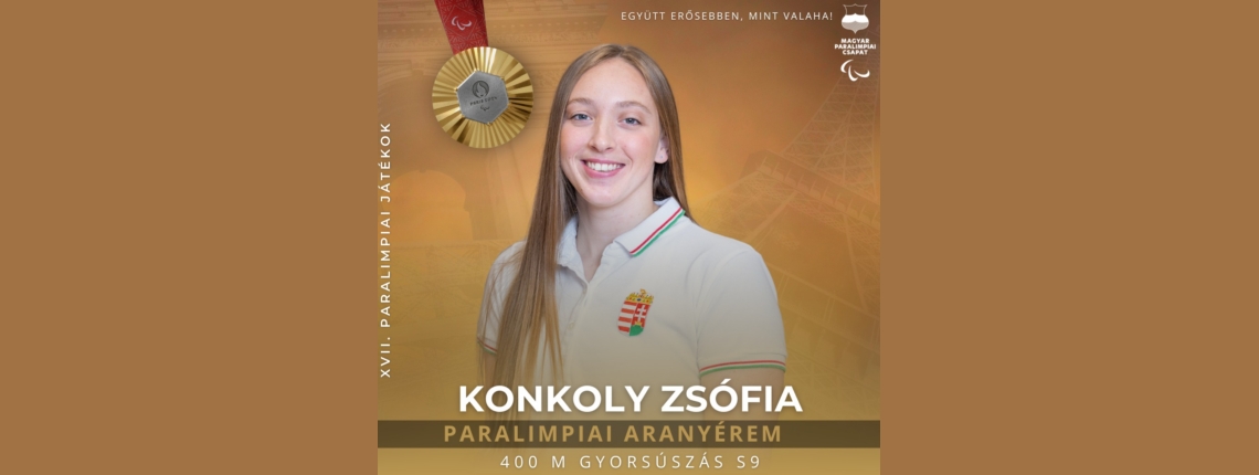 Konkoly Zsófia paralimpiai bajnok!