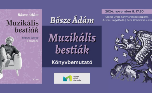 Muzikális bestiák - Bősze Ádám könyvbemutatója