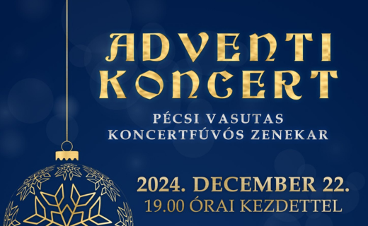 A Pécsi Vasutas Koncertfúvós Zenekar Adventi Koncertje