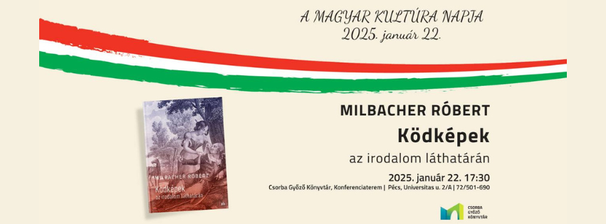 Milbacher Róbert: Ködképek az irodalom láthatárán - kötetbemutató beszélgetés