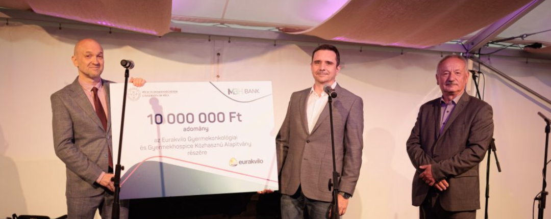 A pécsi gyermekonkológiai osztály fejlesztését az MBH Bank 10 millió forinttal segíti