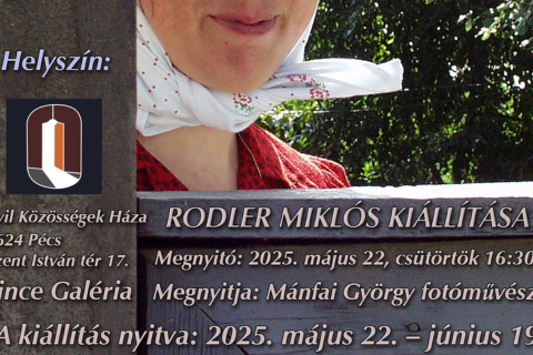 Rodler Miklós fotókiállítása „Népi kultúránk végvárai - SZÉK”.