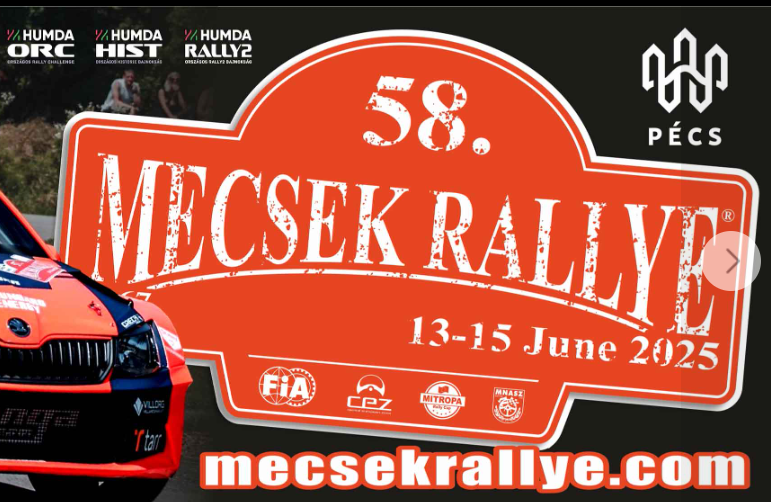 Útlezárások a 58. Mecsek Rallye ideje alatt Orfűn!