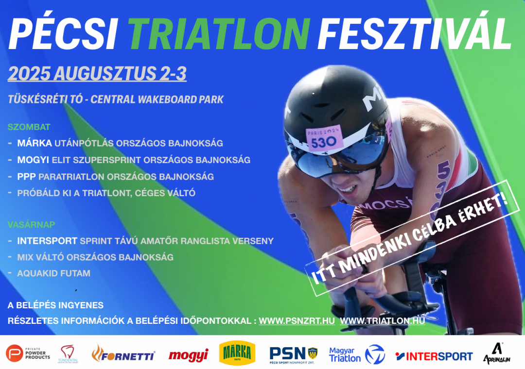 Változás a közlekedésben a Pécsi Triatlon Fesztivál ideje alatt