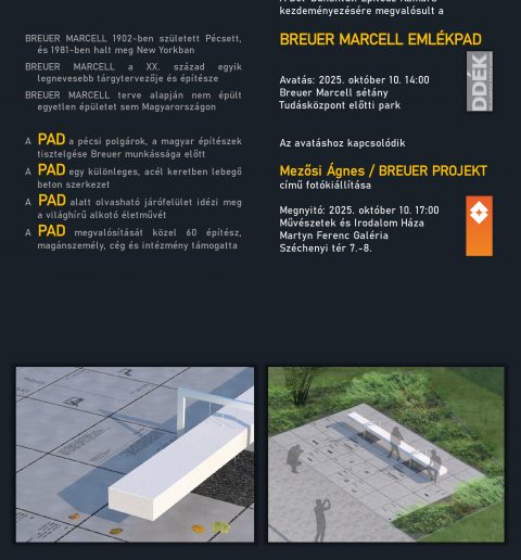 BREUER MARCELL EMLÉKPAD avatása