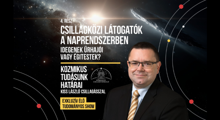 CSILLAGKÖZI LÁTOGATÓK A NAPRENDSZERBEN - Kiss László csillagász előadása