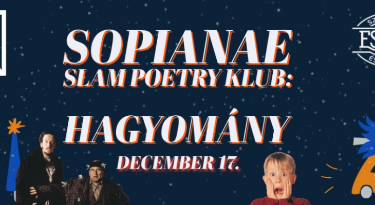 2025 Decemberi Sopianae Slam Poetry Klub