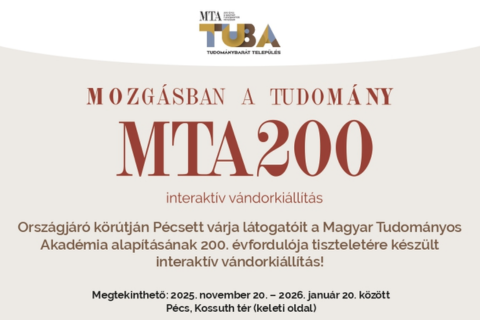Mozgásban a tudomány – MTA200 vándorkiállítás