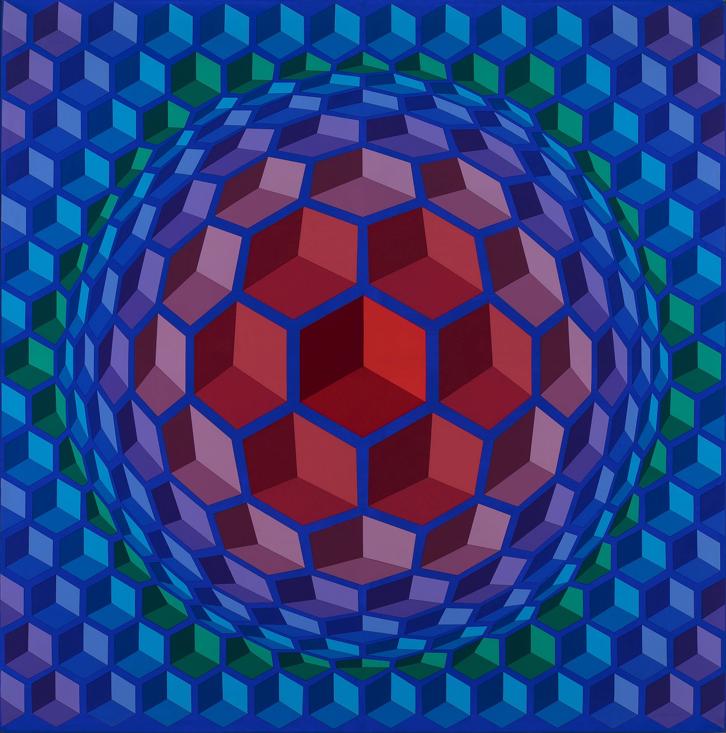 Victor Vasarely - CHEYT-PYR (1970-1971)