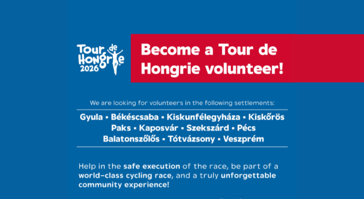 Join the Tour de Hongrie volunteer team!