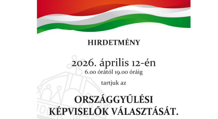 Választási információk 2026.