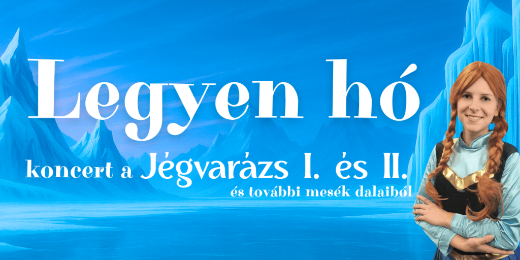 Jégvarázs Legyen hó koncert plakát Pécs