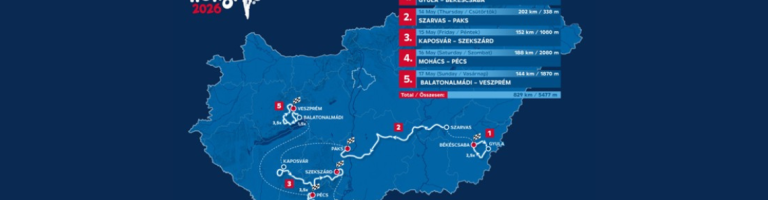 Itt a Tour de Hongrie 2026-os útvonala!