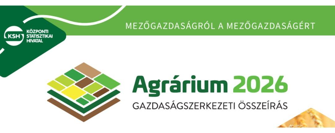 Agrárium 2026- gazdaságszerkezeti összeírás