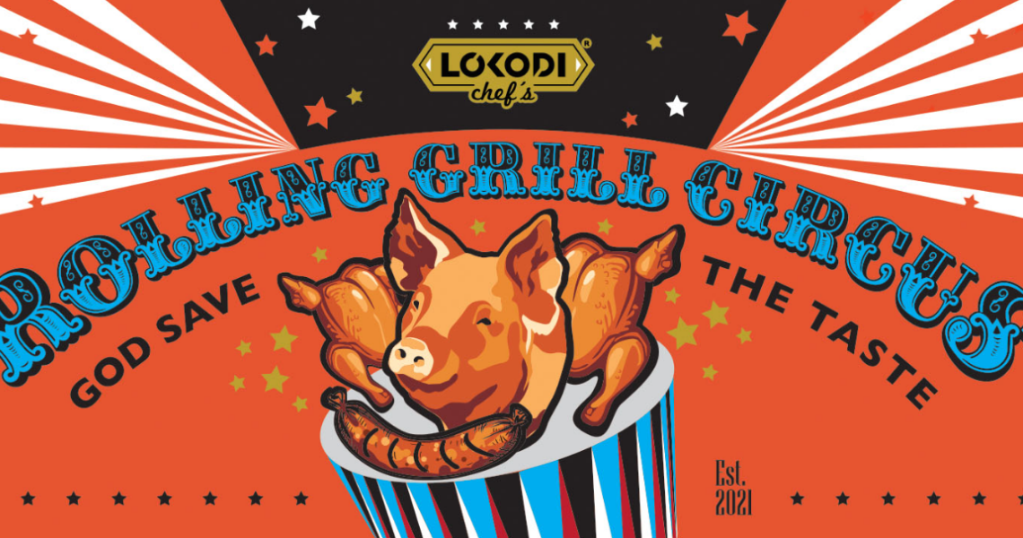 Rolling Grill Circus