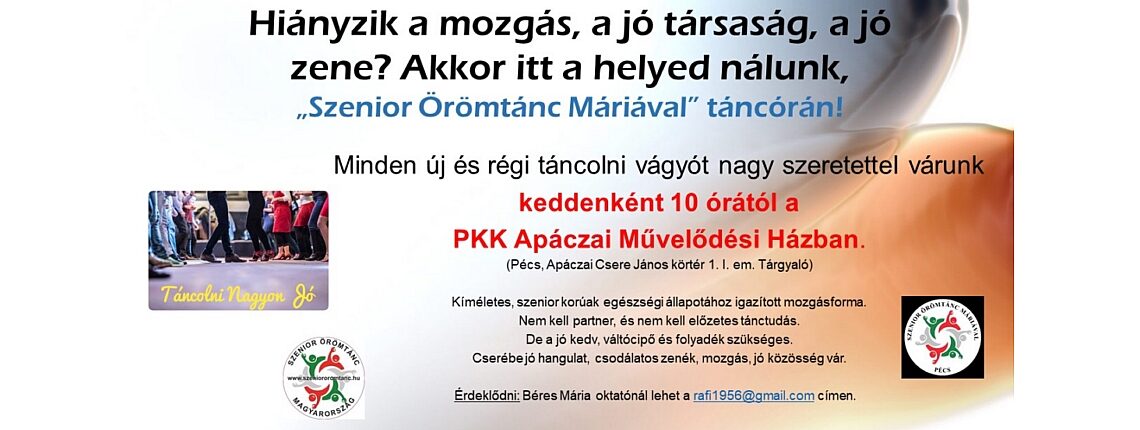Szenior Örömtánc Máriával