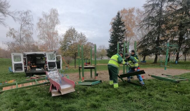 Újabb park szépül meg