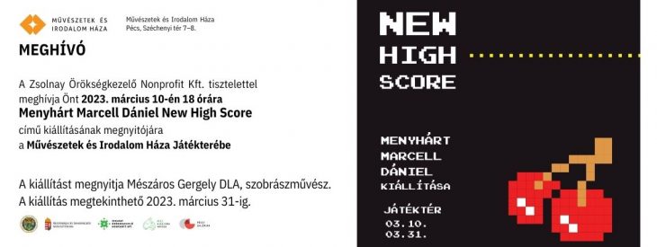 Menyhárt Marcell Dániel - New High Score című kiállítása