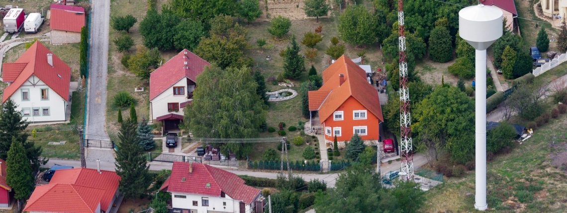Mentési gyakorlat az újhegyi víztoronynál