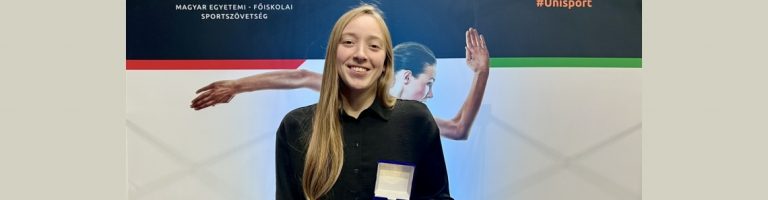 Konkoly Zsófia az Év Egyetemi Sportolója