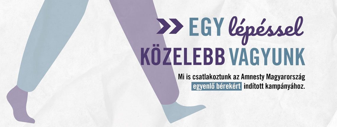 #EgyLépésselKözelebb – kampány az egyenlő bérekért Magyarországon